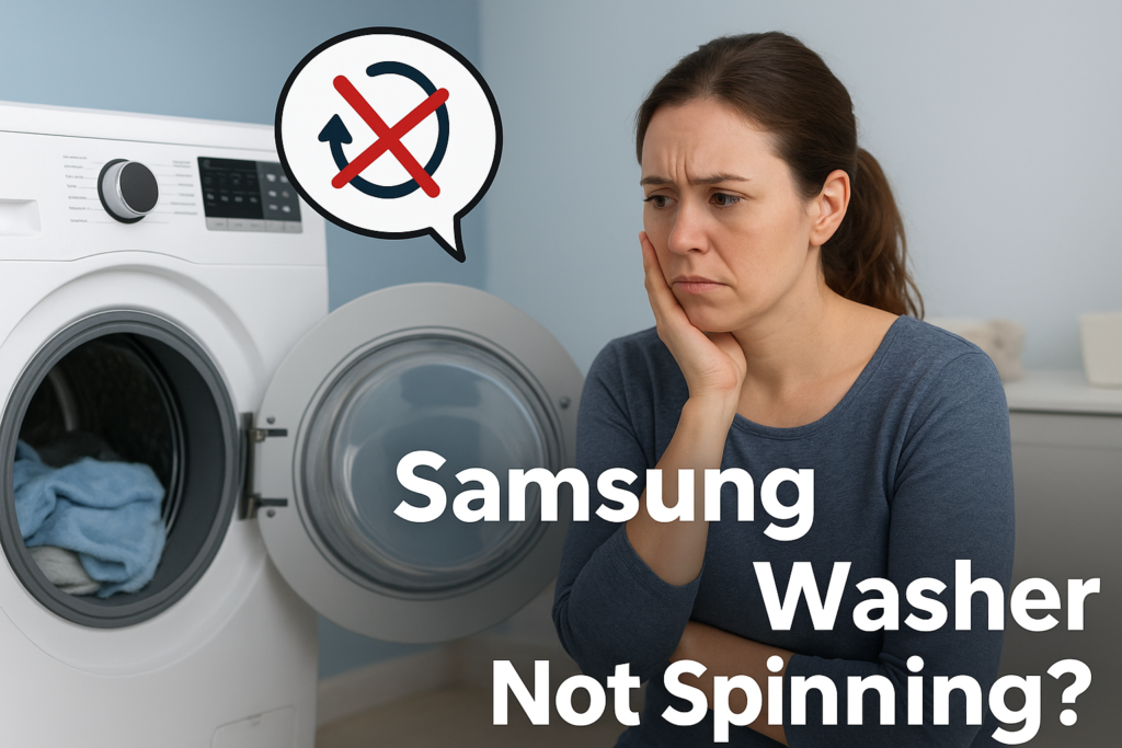 Common issue and fixes of Samsung Washer Not Spin