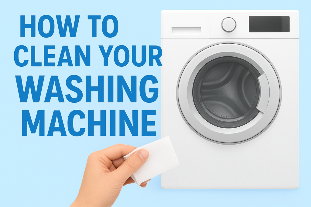 How to clean washing machine DIY