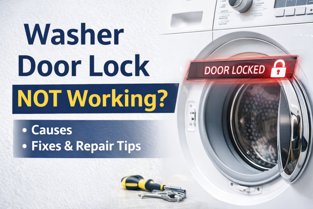 why your washer door won’t lock or unlock