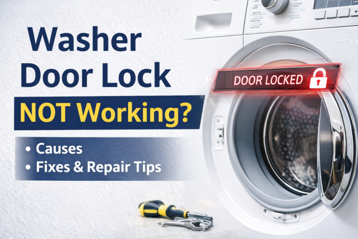 why your washer door won’t lock or unlock